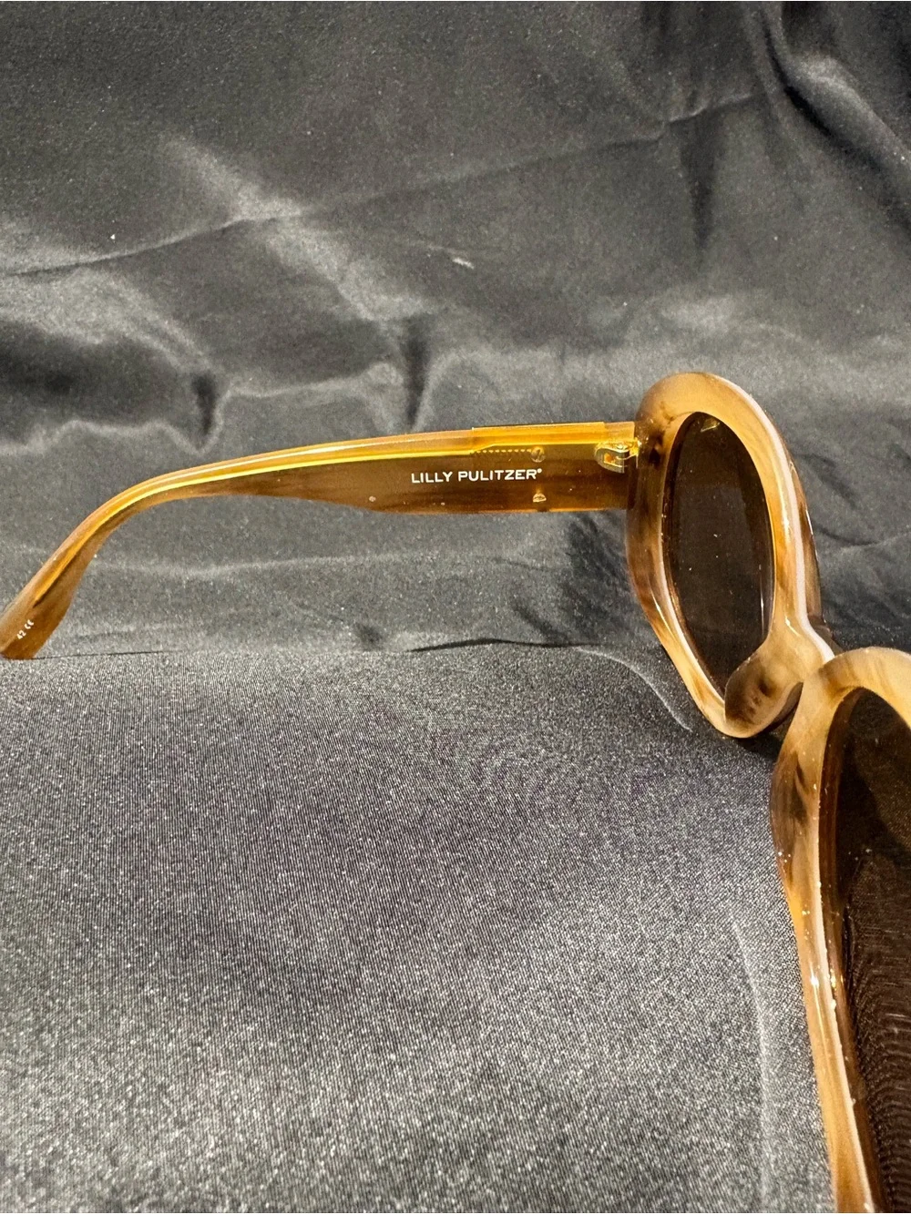 Lilly Pulitzer Honey Amber Round Sunglasses